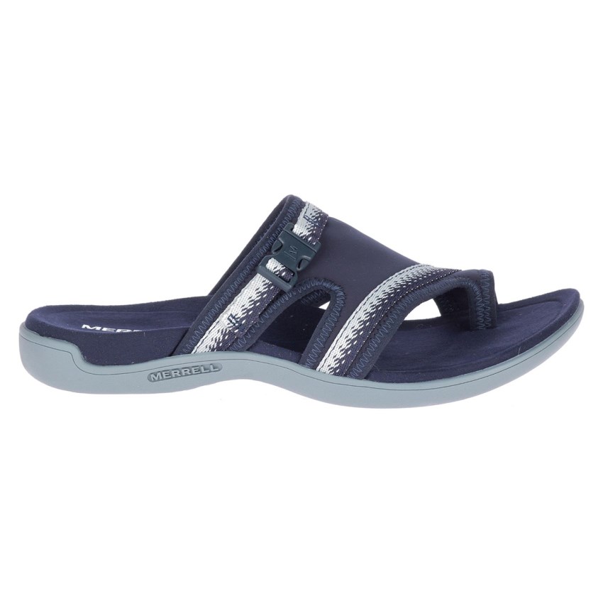 Sandales Merrell District Muri Wrap Bleu Marine Femme | V.F.GYOB